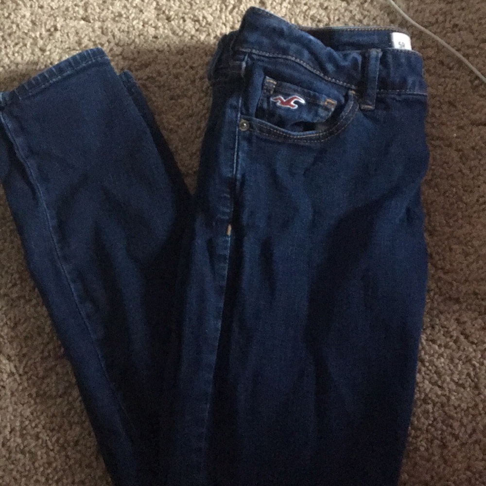 Dark blue hollister jeans!